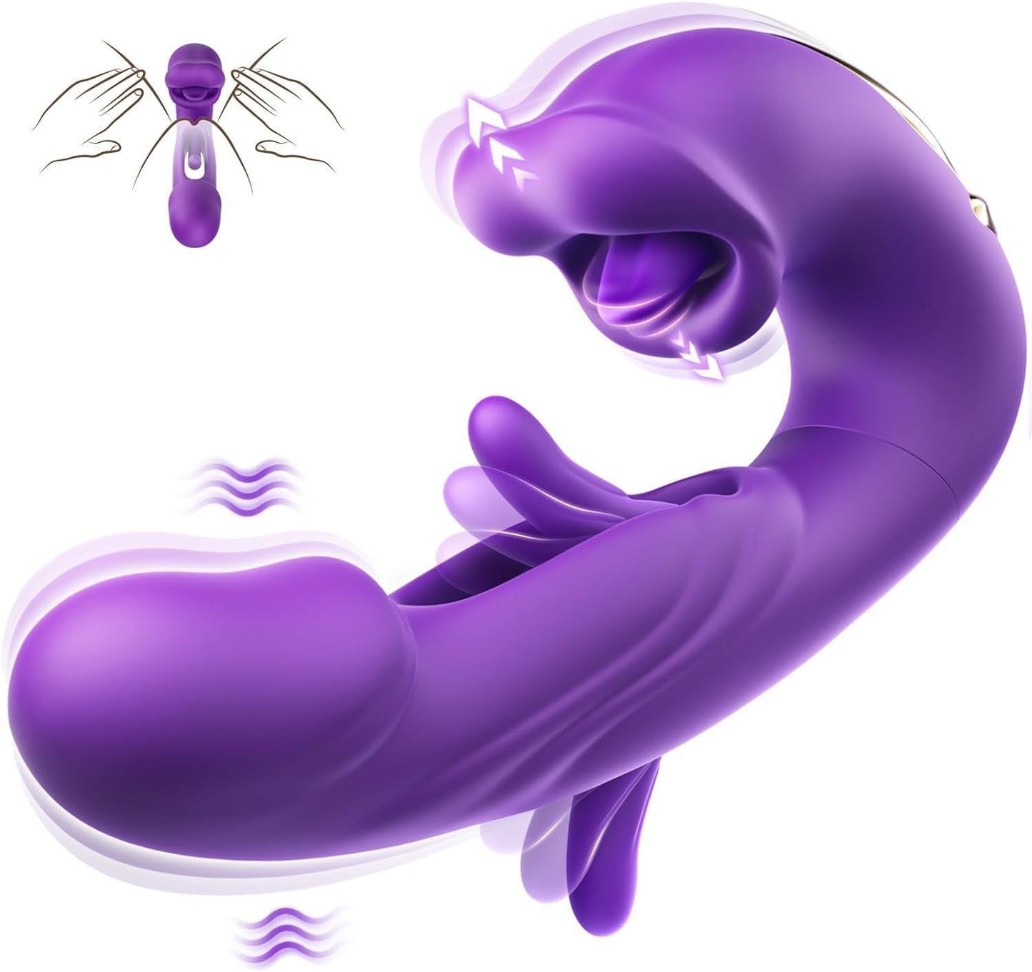 🎀Unleash 2026’s Ultimate Pleasure 🎀G-Spot Vibrator Female Sex Toy, featuring 7 slapping vibration modes and 5 licking/sucking modes🎀